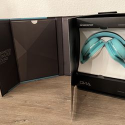 Please review ALL photos Monster - DNA On-Ear Headphones - Teal And White