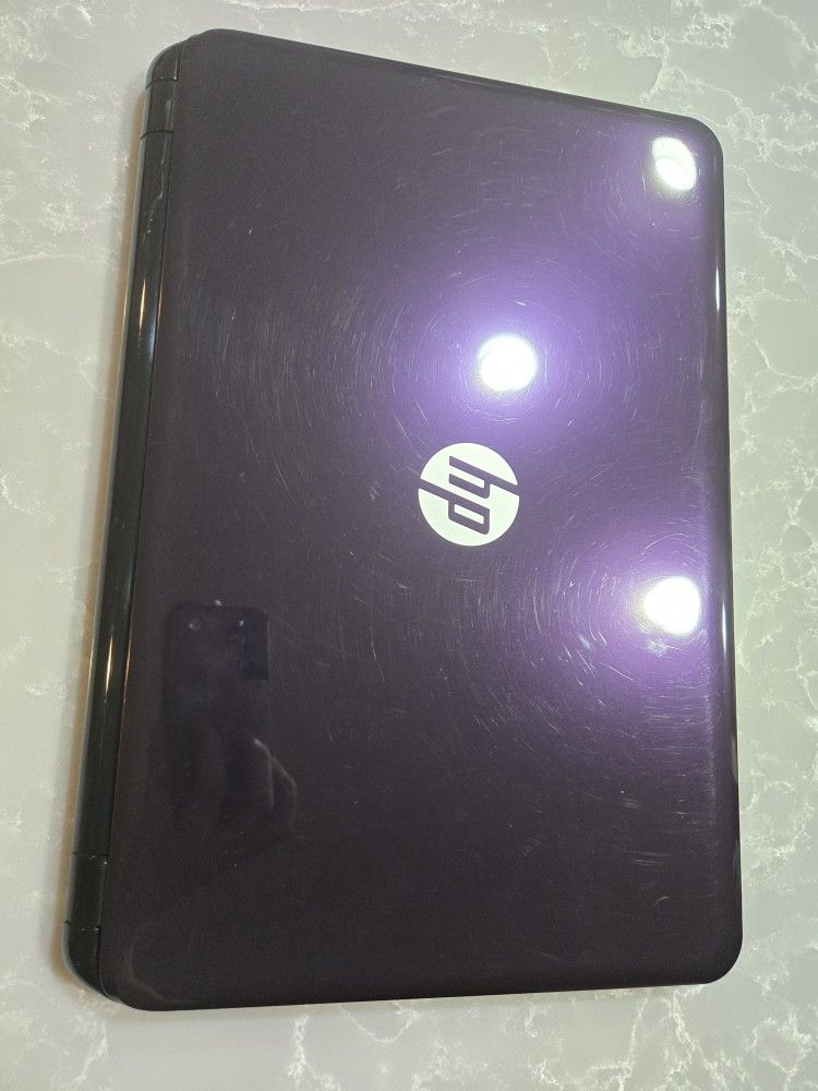 Purple HP Laptop
