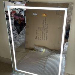 Led Mirror With Defroster
