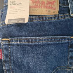 New Levis 505 30x32
