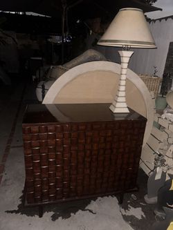 Dresser And Lamp