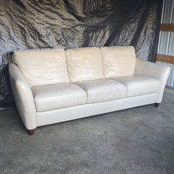 Pretty MCM Genuine Leather Sofa 
