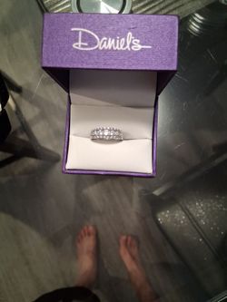 Daniel's Silver CZ Band Ring