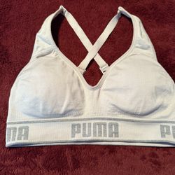 Puma padded sports bra, gym workout