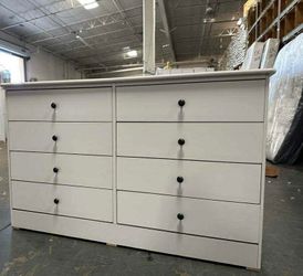 8 drawer white color