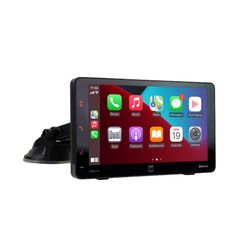7" Touchscreen Portable Dash Mount Car Stereo Receiver + Wireless Apple CarPlay Android Auto Bluetooth USB