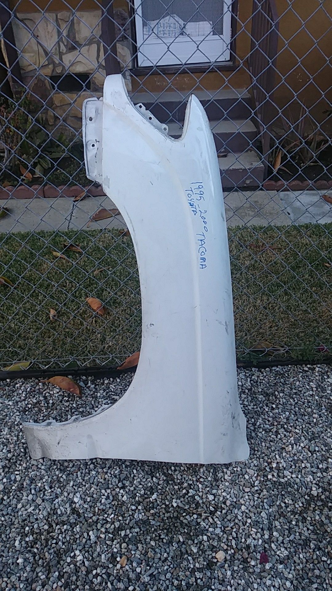 If you see that it's available. 1995 to 2000 Toyota Tacoma left Fender aftermarket picked up in Van Nuys