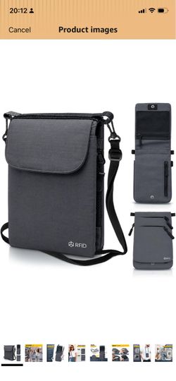 Blocking Passport Holder for Travel Women Wallet Suit Single & Couples, Travel Essentials Neck Wallet with Adjustable Strap and Multi-Pocket Document 