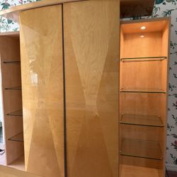 Complete Vintage Bedroom Furniture Set – Solid Wood with Gloss Finish – Unique Design!