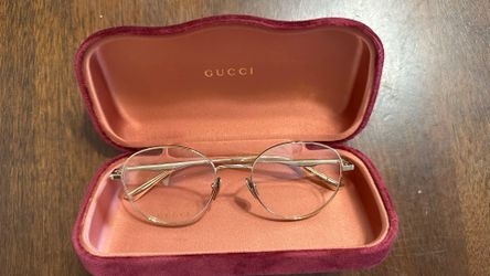 Gucci Gold Eyeglasses