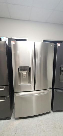 LG French Door Fridge – Stainless, Ice & Water, Clean