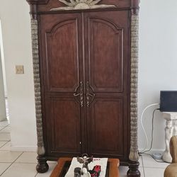 Large Wooden Armoire 