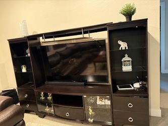 65” tv console with lights