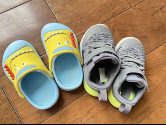 Kids slippers & Nike shoes