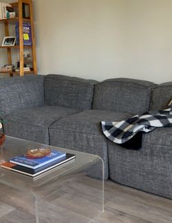 Modular Gray Sectional Couch