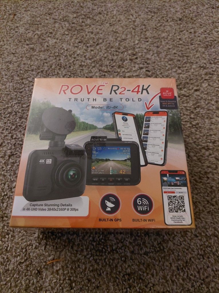 ROVE R2-4K Dash Cam