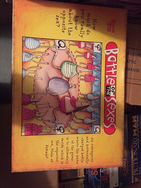 Battle of the sexes board game