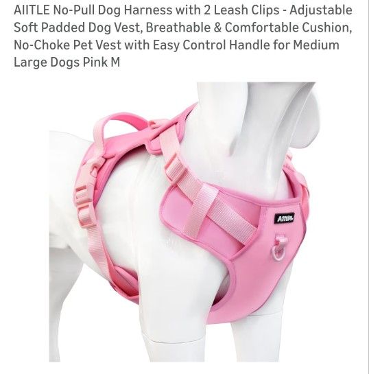 PINK Dog Harness