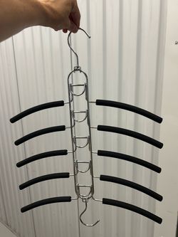 Multi-Tier Chrome Closet Organizer Hanger
