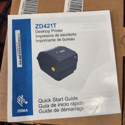 Zebra ZD421 thermal label printer bundle