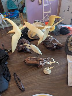 Three Piece John Perry Sculptures Grouping 