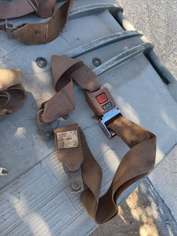 Seat belts. Datsun Truck