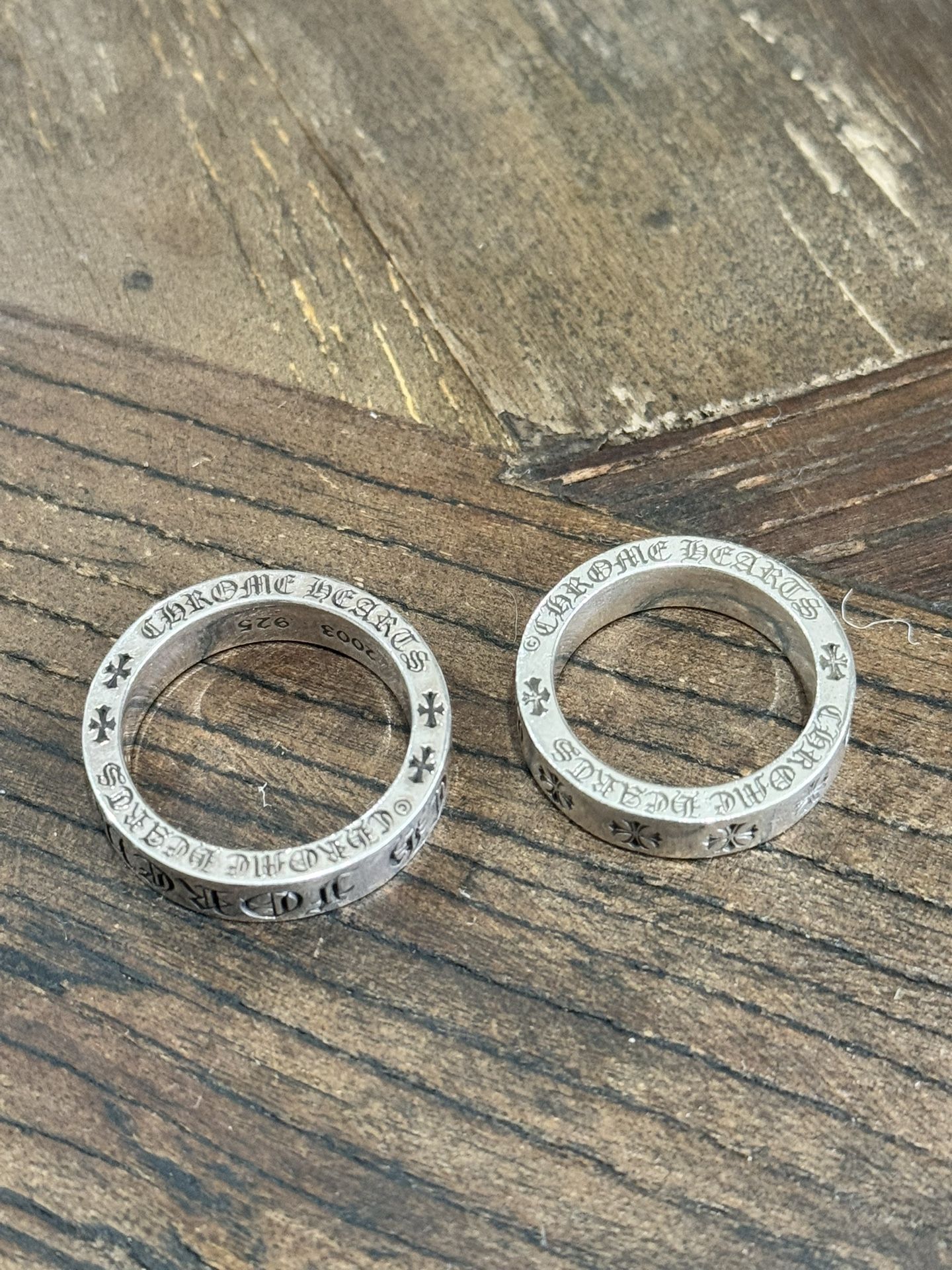 Chrome Hearts CH Forever Rings Size 8&11-12