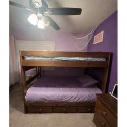 Bunk Bed And Dressing Table For Sale $525