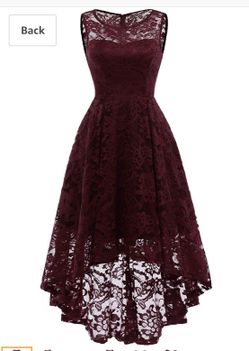 New burgundy dress