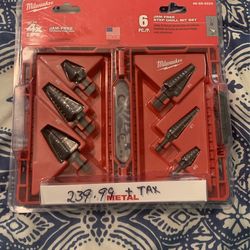 Milwaukee Jam Free Step Drill Bit Set