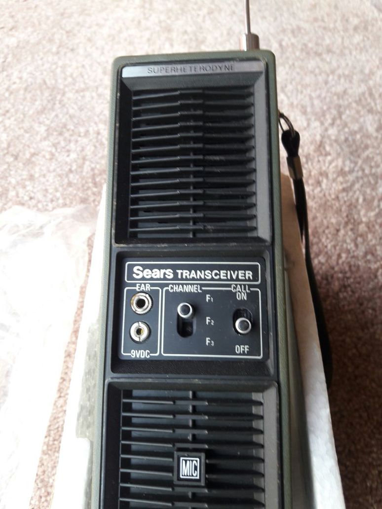Vintage Sears scanner old New in box