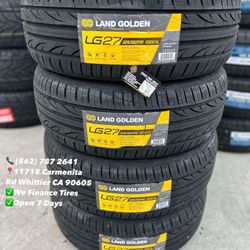 225/55R18 Land Golden New Set of Tires Installed and Balanced Set de Llantas Nuevas Instaladas y Balanceadas