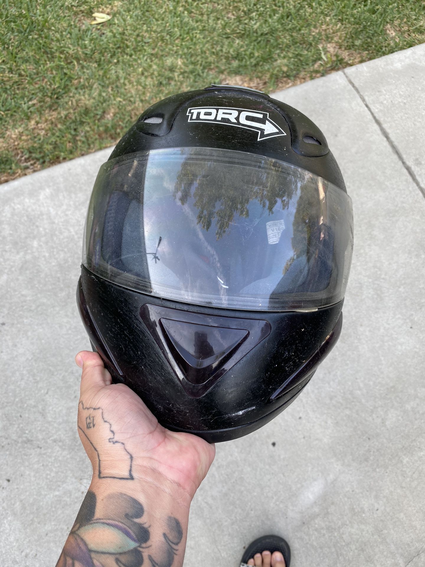 TORC V-100 Motorcycle Helmet