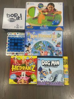 Kids Board Game Bundle (Ages 5–6+): 7 Games