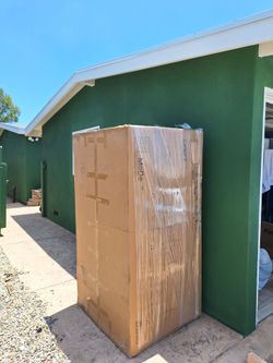 Giant cardboard box