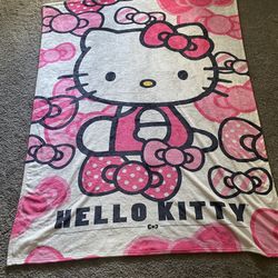 Hello kitty blanket 