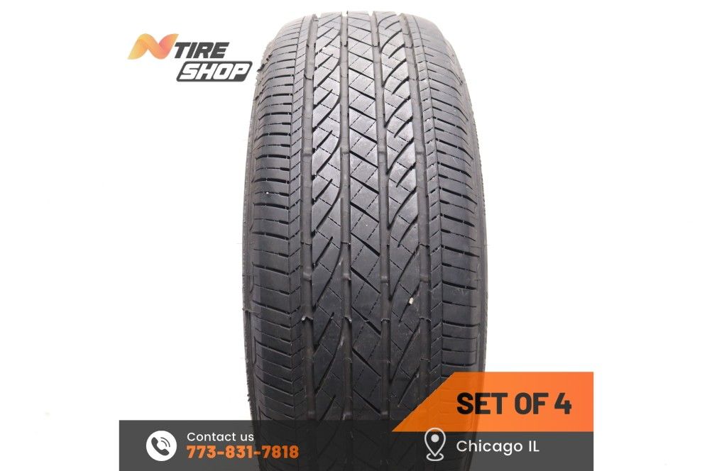 Set of 4 Used 8.5/32 235/55R19 101H Bridgestone Turanza EL440