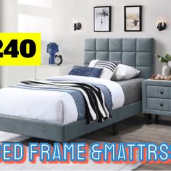 Twin Bed Frame With Mattress