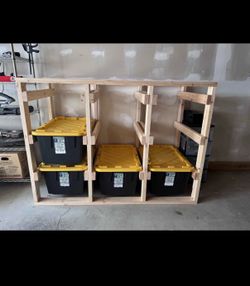 Custom Overhead Garage Storage Rack – Heavy Duty 2x4 Construction
