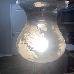 Vintage Floral Lamp