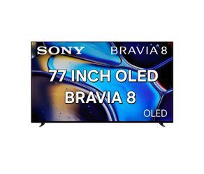 77 Inch Oled Sony Bravia 8 Smart TV 4K UHD with 120 Hz refresh rate. Brand new factory sealed