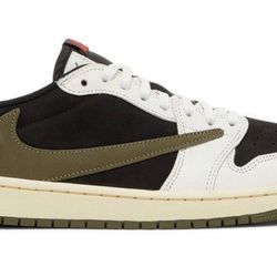 Jordan 1 Low Retro OG SP Travis Scott Olive