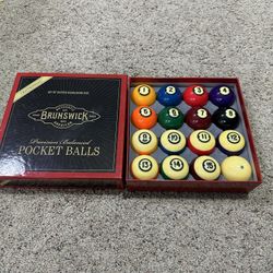 Brunswick Centennial Billiard Balls