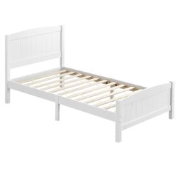White Twin Size Bed