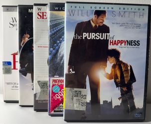 DVD Lot of 5 Will Smith Movies