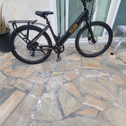 Golden electric bike