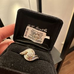 Two Tone Diamond Ring