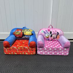 New Minnie Mouse Kids Flip Out Chair/ Couch Chair 