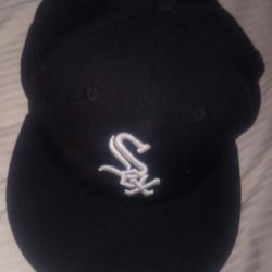 Chicago White Sox New Era Black 59FIFTY Fitted Hat