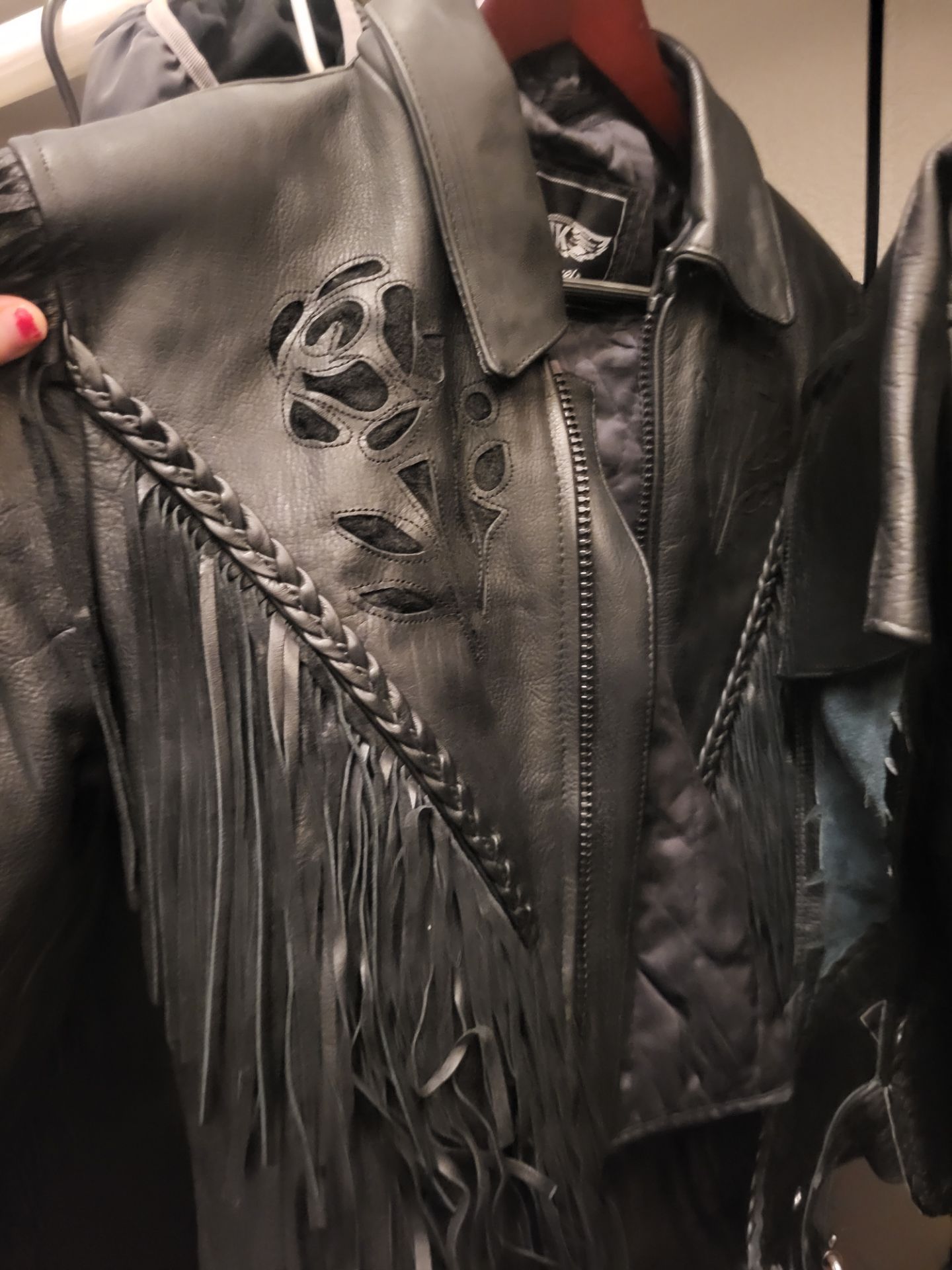 Vintage unik leather jacket and chaps